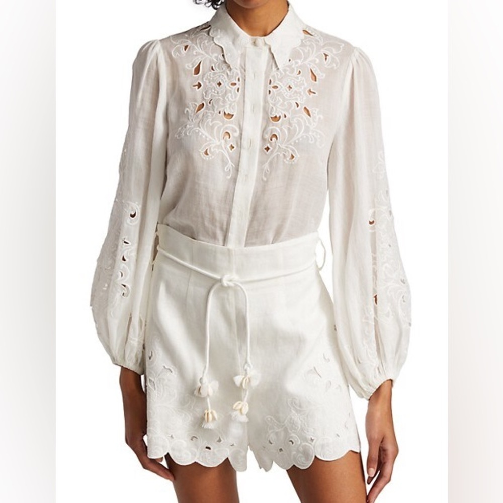 Zimmermann Nina Shorts Size Zimmermann 2 - Picture 3 of 5